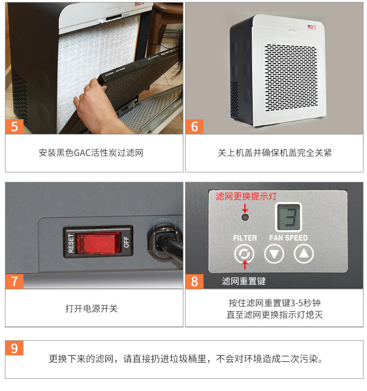 EJ-GAC椰殼活性炭主過濾網13